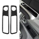 カーボンファイバーコンソール音量調整パネルカバートリムフィットアウディ A4 B9 17-20 RHD Carbon Fiber Console Volume ...