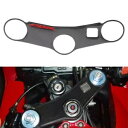 カーボンファイバーハンドルヨークカバーゲルプロテクターパッドホンダ CBR 600 RR 2003-2004 Carbon Fiber Handle Yoke Cover Gel Protector Pad For Honda CBR 600 RR 2003-2004
