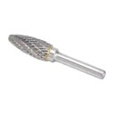 金属加工や木彫り用のダブルカット超硬バリヤスリ樹形 Double Cut Carbide Burr File Tree Shape for Metalworki...