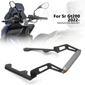 アプリリア SR GT200 2022-2023 携帯電話 GPS ナビゲーションブラケットスタンドホルダー For APRILIA SR GT200 2022-2023 Mobile Phone GPS Navigation Bracket Stand Holder