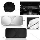 ユニバーサル折りたたみ車フロントガラス日焼け止めブロックカバー- Universal folding car windshield sunscreen block cover-