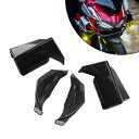 オートバイフロントウイングレットスポイラーカバーパネルホンダADV160 22-24- Motorcycle Front Winglet Spoiler Cover Panel for Honda ADV160 22-24-(2)