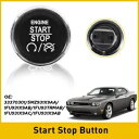 プッシュボタンスタートストップイグニッションスイッチダッジチャレンジャージープ33370101に適合 Push Button Start Stop Igniti...