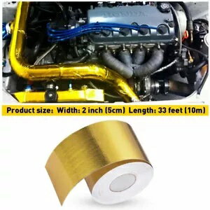 車用 1200?H 熱連続反射自己粘着シールドラップ ゴールドテープ EXE Car 1200?H Heat Continuous Reflective Self-Adhesive Shield Wrap Gold Tape EXE