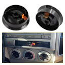 トヨタ タコマ 2005-2011 コントロール ヒーター ノブ A/C 温度 HVAC ファン ブラック For Toyota Tacoma 2005-2011 Control Heater Knob A/C Temperature HVAC Fan Black(2)