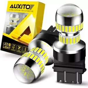 AUXITO 3157 4114 LED 4157 ǥ DRL ˥ 饤 3000LM ŵ ۥ磻 顼ե꡼ AUXITO 3157 4114 LED 4157 Daytime DRL Running Light 3000LM Bulb White ERROR FREE