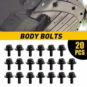 20PC ܥǥͥܥȥեʡե 16mm M6-1.0x Ĺ 10mm ϻ-17mm å㡼 20PC Body Screws Bolts Fastener Fender 16mm M6-1.0x Long- 10mm Hex- 17mm Washer