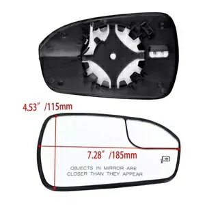 加熱されたウイングミラー左ガラスサイドドアフォード 2013-20 フュージョンカーアクセサリー Heated Wing Mirror Left Glass Side Door For Ford 2013-20 Fusion Car Accessories