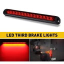 サードブレーキ 3rd ライトレッド貨物テールクリアランスストップランプ大型トラック用 Third Brake 3rd Light Red Cargo Tail...