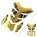 穴あきグリップ燃料タンクパッド Gad キャップカバーガードホンダヤマハゴールド Perforated Grip Fuel Tank Pad Gad Cap C...