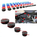 BMW R1200GS LC ADV 13-16 ディープフレームエンドキャップ穴プラグ装飾カバーキットブルー For BMW R1200GS LC ADV 1...