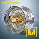 13X7 ルクソール ワイヤー ホイール 72 ストレート レブ リム 24K トリプル ゴールド シングル 1 個セット 13X7 LUXOR WIRE WHEELS 72 STRAIGHT REV RIM 24K TRIPLE GOLD SINGLE 1 PIECE SET(2)