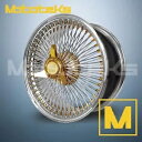 17X8 ルクソール ワイヤー ホイール 100 ストレート FWD リム 24K トリプル ゴールド シングル 1 PC セット 17X8 LUXOR WIR...