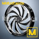 23 インチ 23X3.5 VAIN MAG ホイール ブラック マシン、インド 2012 年以降のツーリングバガー用 23