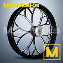 26インチ 26x3.75 ウイルス マグ ホイール ブラック マシン ハーレー ソフテイル フロント用 26" 26x3.75 VIRUS MAG WHEEL BLACK MACHINE FOR HARLEY SOFTAIL FRONT