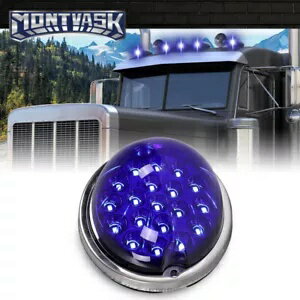 ブルーレンズ クリア スイカ (19 LED) マーカー フロント ウインカー ライト ユニバーサル 新品 Blue L..