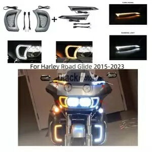 LED Windshield & Headlight Vent Trim Lights For Harley FLTRX Road Glide 15-'23 LED Windshield & Headlight Vent Trim Lights For Harley FLTRX Road Glide 15-'23