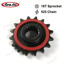 525 ピッチ 16T ゴムクッションフロントスプロケットハスクバーナ Nuda 900R 2012 525 Pitch 16T Rubber Cushioned Front Sprocket For Husqvarna Nuda 900R 2012