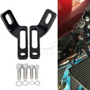 ブラックリアフットペグタイダウンブラケットハーレーエレクトラグライド FLHTCU FLHTK FLHT Black Rear Foot Peg Tie Dow...