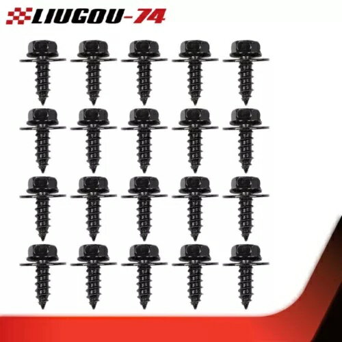 ȥ西 ե &ץå ɥͥŬ - M6.3 X 20mm Ĺ - 10mm ϻ 1 å Fit For Toyota Firewall &Splash Shield Screws- M6.3 X 20mm Long- 10mm Hex 1Set