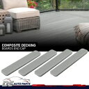 複合デッキボード エンドキャップセット ABS (1 パッケージに 4 個) 5.5 インチ Composite Decking boards End Cap ...