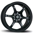 1 つの 15x6.5 AVID1 AV02 4x100/4x114.3 38 マットブラック ホイール リム 73.1 One 15x6.5 AVID1 AV02 4x100/4x114.3 38 Matte Black Wheel Rim 73.1(2)