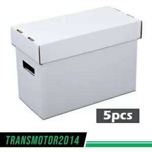 5 個のコミックブック収納ボックスショートホールド 150-175 積み重ね可能耐久性のあるアーカイブ 5Pcs..