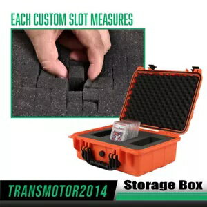 ヘビーデューティ防水ケーススポーツトレーディングカード 75/250 グレードカード収納ボックス Heavy D..