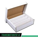 3200 カウント段ボールトレーディングカード野球コインスラブ収納ボックス 4 列 3200 COUNT CORRUGATED CARDBOARD TRADING CARD BASEBALL COIN SLAB STORAGE BOX 4ROW