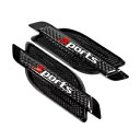 車のフェンダーベントトリムカバーステッカーリーフボードカーボンファイバースタイリングユニバーサル Car Fender Vent Trim Cover Stickers Leaf Board Carbon Fiber Styling Universal