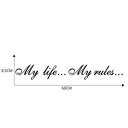 車のバンパーボディステッカー英語文字デカールビニールフィルム自己粘着日焼け止め Car Bumper Body Stickers English Letter Decal Vinyl Film Self-Adhesive Sunscreen