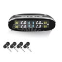 車のタイヤ空気圧監視システムソーラーTPMS USB充電LCDデジタルディスプレイ Car Tire Pressure Monitoring System Solar TPMS USB Charging LCD Digital Display