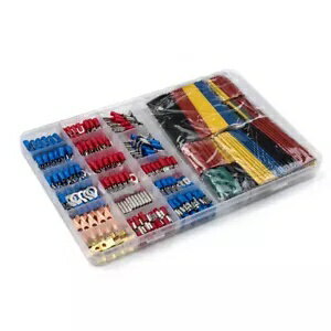 678 個の端子圧着バットコネクタ加熱収縮絶縁チューブキットボックス 678Pcs Terminals Crimp Butt Connectors Heating Shrink Insulation Tubing Kit Box