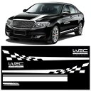 5 個の車のスタイルステッカーサイドロングストライプフルボディビニールデカール装飾アクセサリー 5Pcs Car Style Stickers Side Long Stripe Full Body Vinyl Decal Decor Accessories(2)