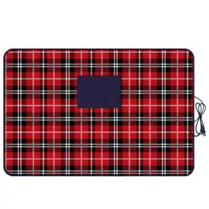 ポータブル車用電気加熱ブランケット 5V USB 冬用高速加熱カーペット ポケット付き Portable Car Electric Heated Blanket 5V USB Winter Fast Heating Carpet W/Pocket