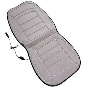 車加熱シートカバークッションウォーマー加熱加温パッドアクセサリー 12V グレー Car Heated Seat Cover Cushion Warmer Heating Warming Pad Accessories 12V Gray