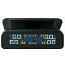 車のタイヤ空気圧監視システム LCD ソーラー ワイヤレス TPMS 4 つの外部センサー Car Tire Pressure Monitoring System LCD Solar Wireless TPMS 4 External Sensors