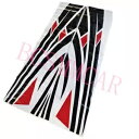 ロングストライプステッカーサイドスカートビニールデカール装飾 2 個車のトラック SUV Long Stripes Stickers Side Skirt Vinyl Decals Decoration 2Pcs For Car Truck SUV