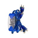 4 チャンネル RCA オーディオ ノイズ フィルター サプレッサー グラウンド ループ アイソレーター カー ステレオ 50 ワット 4-Channel RCA Audio Noise Filter Suppressor Ground Loop Isolator Car Stereo 50W