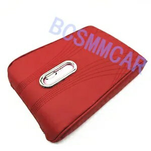 カーアクセサリー アームレスト パッド カバー PU レザー センター コンソール ボックス クッション マ..