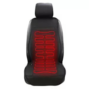 車加熱シートカバーウォーマークッション黒加熱マットパッド冬 12V 24V Car Heated Seat Cover Warmer Cushion Black Heating Mat Pad For Winter 12V 24V