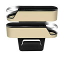 カーシートギャップ収納ボックス隙間フィラーオーガナイザー財布電話コインキー Car Seat Gap Storage Box Crevice Filler Or...