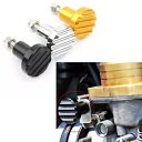 フルーテッド キャブレター チョーク ノブ トライアンフ ボンネビル スクランブラー スラクストン ゴールド用 Fluted Carburetor Choke ...