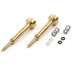 ヤマハ ラプター 660 調整可能な燃料空気混合ネジアップグレード真鍮 01-05 02 For Yamaha Raptor 660 Adjustable Fuel Air Mixture Screws Upgraded Brass 01-05 02