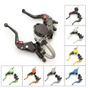 7/8 ''フロントブレーキクラッチマスターシリンダーリザーバーレバーアプリリア RS50 RS125 7/8'' Front Brake Clutch Master Cylinder Reservoir Levers For APRILIA RS50 RS125(2)
