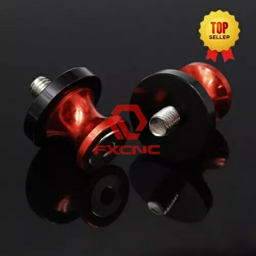 CNC M6 スイングアーム スプール スライダー ボビン RSV Mille R00-03 RSV4 工場 2010 レッド CNC M6 S..