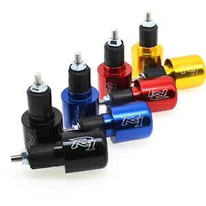 CNC ハンドルバーエンドハンドルグリッププラグカバーヤマハ YZF R1 1998-2016 オートバイ CNC Handle ..