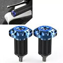 7/8 インチモーターブルーダートバイク CNC ハンドルバーグリップハンドルバーエンドキャッププラグスライダー 7/8'' Motor Blue Dirt B...