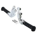 クローム リア フットペグ フットレスト マウント ブラケット インディアン スカウト シックスティ 2015-2023 に適合 Chrome Rear Footpeg Footrest Mount Bracket Fit For Indian Scout Sixty 2015-2023