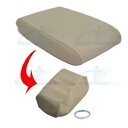 2008-2013 トヨタ ハイランダー レザー コンソール蓋 アームレスト カバー ベージュ タンに適合 Fits 2008-2013 Toyota Highlander Leather Console Lid Armrest Cover Beige Tan